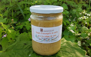 Soupe d’escargot au curry et lait de coco - 450g