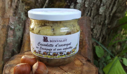 Cassolette d’escargots au Savagnin et aux noisettes - 280g
